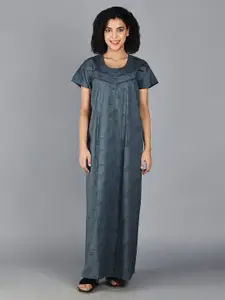 NIGHTSPREE Women Printed Maxi Nightdress