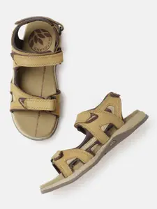 Woodland Men Leather Comfort Sandals