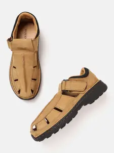 Woodland Men Nubuck Leather Shoe-Style Sandals