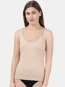 Jockey Cotton Rib Camisole with Adjustable Straps and StayFresh Treatment