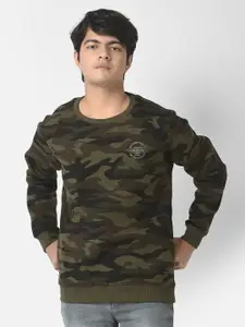 Crimsoune Club Boys Printed Sweatshirt