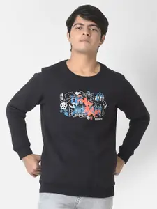 Crimsoune Club Boys Printed Sweatshirt