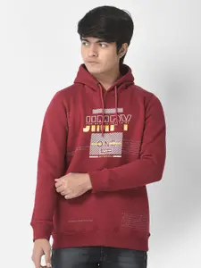 Crimsoune Club Boys Printed Hooded Sweatshirt