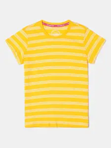 Jockey Girls Striped Cotton T-shirt
