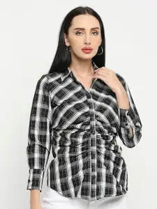 Remanika Women Comfort Tartan Checks Checked Casual Shirt