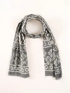 HANDICRAFT PALACE Women Cotton Geometric Printed Scarf