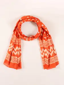 HANDICRAFT PALACE Women Cotton Geometric  Printed Scarf