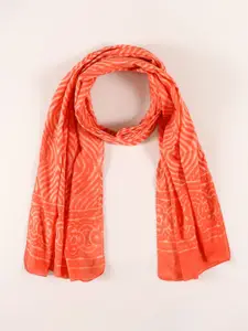 HANDICRAFT PALACE Women Cotton Geometric Printed Scarf