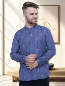 Kuons Avenue Men Printed Short Kurta
