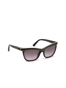 SWAROVSKI Women Square Sunglasses With UV Protected Lens - SK0075 55 53F