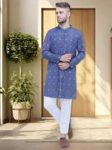 Kuons Avenue Men Ethnic Motifs Printed Kurta