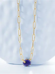 MINUTIAE Brass Gold-Plated Necklace