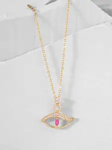 MINUTIAE Brass Gold-Plated Necklace