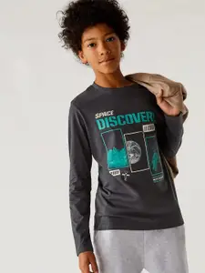 Marks & Spencer Boys Printed Pure Cotton T-shirt