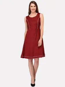 PATRORNA Cotton A-Line Dress