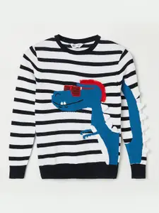 Fame Forever by Lifestyle Boys Striped Cotton Pullover Sweater