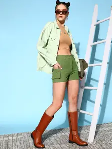 Berrylush Women High-Rise Shorts