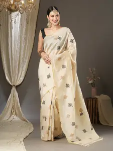 Saree mall Floral Embroidered Festive Sarees