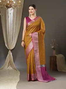 Saree mall  Woven Design Zari Festive Sarees