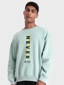 Bewakoof Men Printed Fleece Sweatshirt