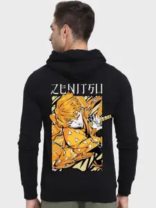 Bewakoof Men Printed Hooded Regular Fit Sweatshirt