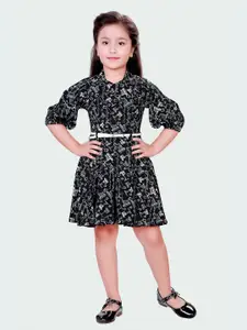 Hunny Bunny Black Floral Dress