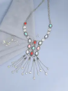 SOHI  Silver-Plated Necklace