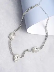 SOHI  Silver-Plated Necklace