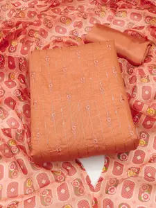 KALINI Embroidered Unstitched Dress Material