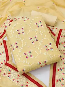 KALINI Embroidered Unstitched Dress Material