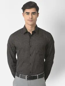 Turtle Men Modern Slim Fit Printed Cotton Formal Shirt