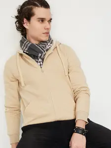max Hooded Cotton Front-Open Sweatshirt