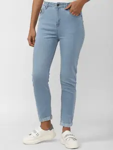 FOREVER 21 Women High-Rise Jogger Fit Ankle Length Jeans