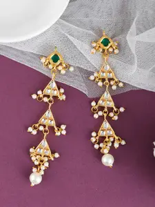 DASTOOR Gold Plated Classic Drop Earrings