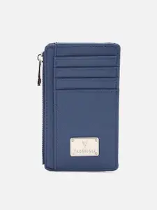 Van Heusen Women Abstract Textured Zip Around Wallet