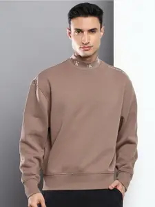 Calvin Klein Jeans High Neck Cotton Sweatshirt