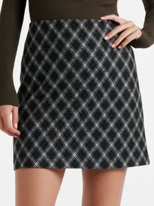 Forever New Checked Mini A-Line Skirts