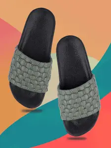 FREECO Women Self Design Sliders