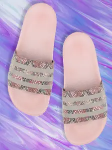 FREECO Women Striped Sliders