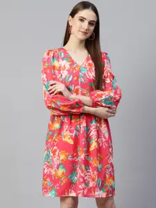 plusS Pink Floral Dress