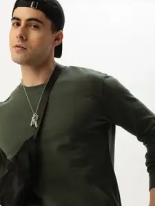 Kook N Keech Men Solid Knitted Sweatshirt