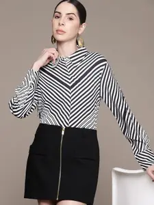 MANGO Women Multi Stripes Casual Shirt