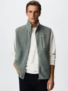 MANGO MAN Sherpa Sweatshirt