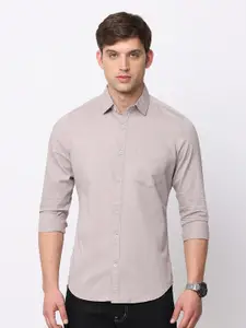 NIRVAAN Men Pure Cotton Slim Fit Casual Shirt