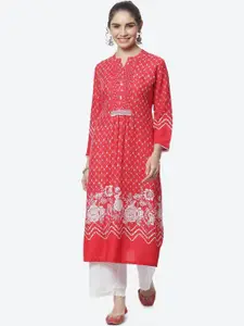 Rangriti Women Floral Printed Kurta