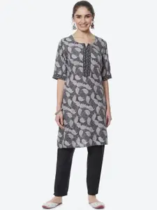 Rangriti Abstract Printed Kurta