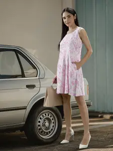 AND Floral Printed Linen Dress