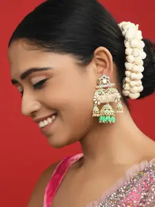 Fida Gold Plated Quirky Jhumkas Earrings