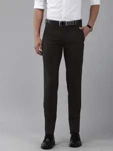 Van Heusen Men Mid Rise Ultra Slim Fit Formal Trousers