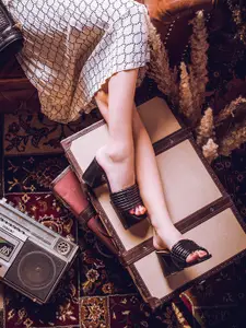 Saint G Women Leather Block Heels